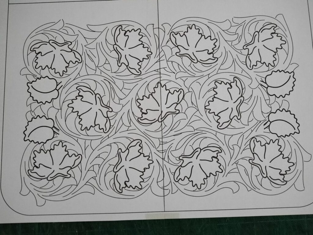 自作のカービングデザイン